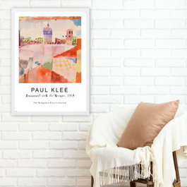 Wallity Cuadro Decorativo Enmarcado Multicolor 35 x 45 cm